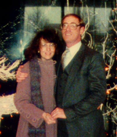 The Sanford Kaplans, wed moments earlier, Dec. 16, 1986 
